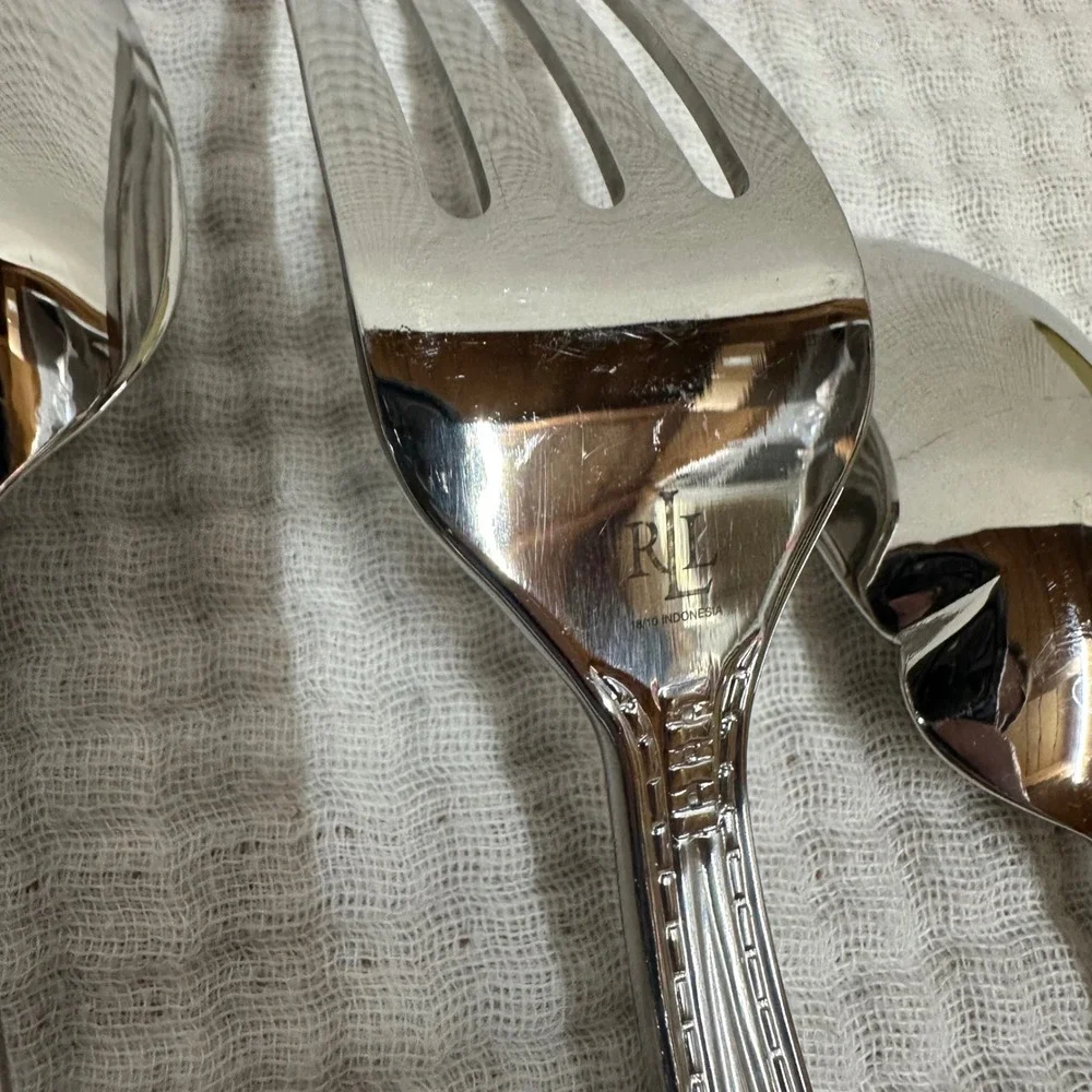 Lauren Ralph Lauren 4 Pc. Hostess Set Sinclair Stainless Steel